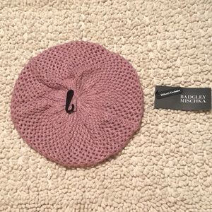 NEW Badgley Mischka Rose Beret